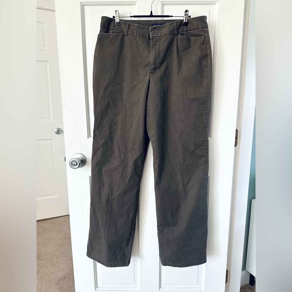 Bandolino Denim Women’s Straight Leg Brown Pants Size 12